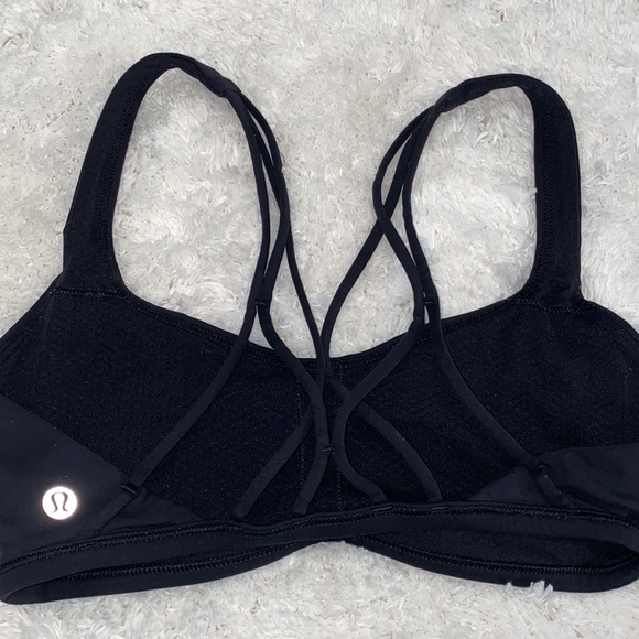Lululemon Free To Be Zen Bra Black 4 - Picture 3 of 8